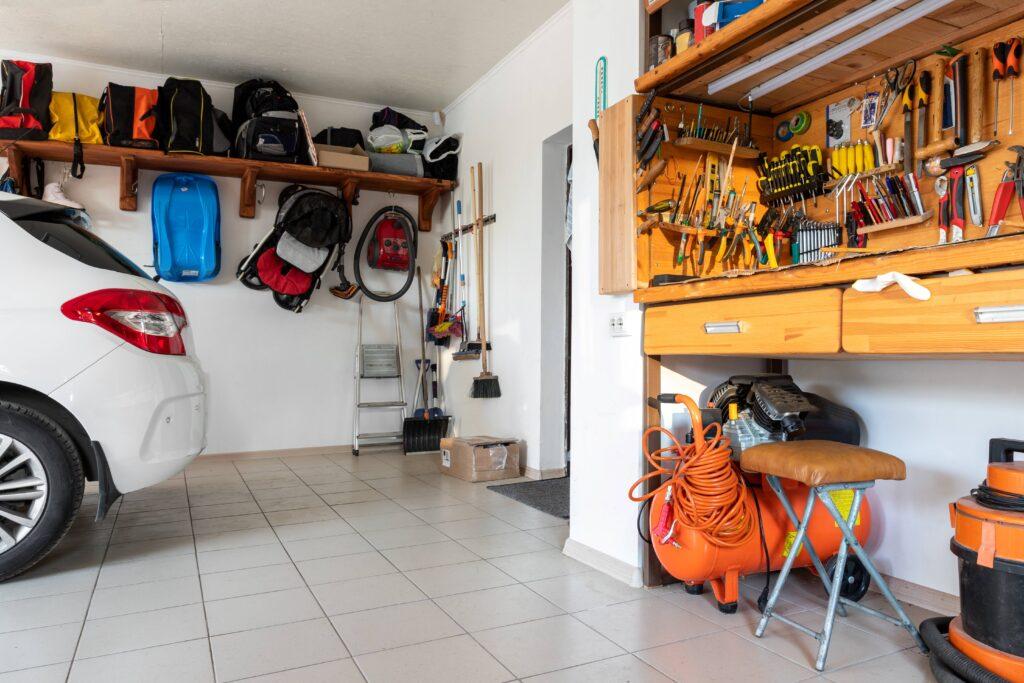 Eine Garage